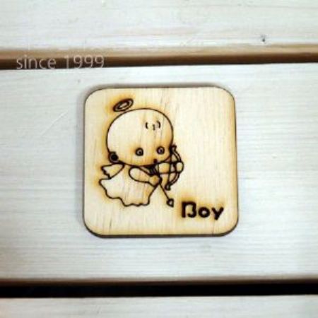 버닝아트 장식물 Boy Card 1 W52XH52mm 1