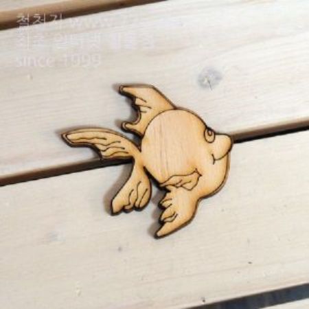 버닝아트 장식물 피쉬2 W80XH80mm 1