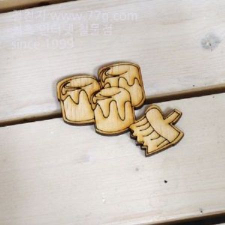 버닝아트 장식물 페인트칠 W78mmXH65mm 1