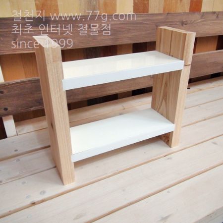 베이직 2단 선반 만들기 1