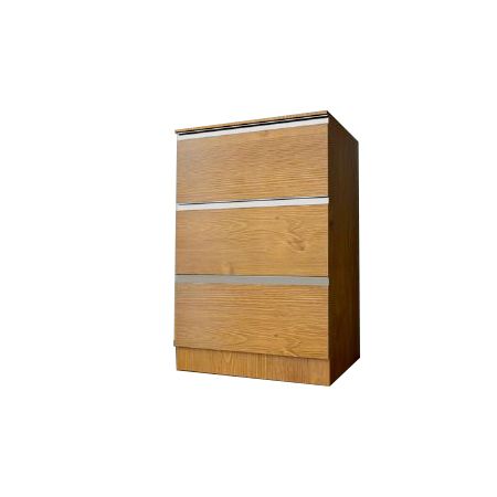 유광 코팅합판 서랍장 3단