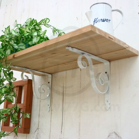 오블리제 화이트 원목 스틸선반 깊이300mm(15kg 내구성) 1