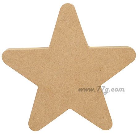 포크아트 별(대) mdf 화이트 두께(15mm) 1