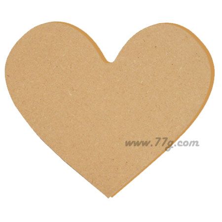 포크아트 하트(대) mdf화이트 두께(15mm) 1
