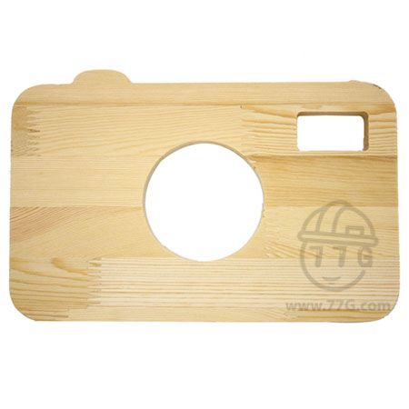 원목 포크아트 재료 사진기 두께(15mm) 1