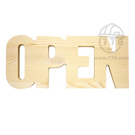 원목 포크아트 재료 OPEN 두께(15mm) 1