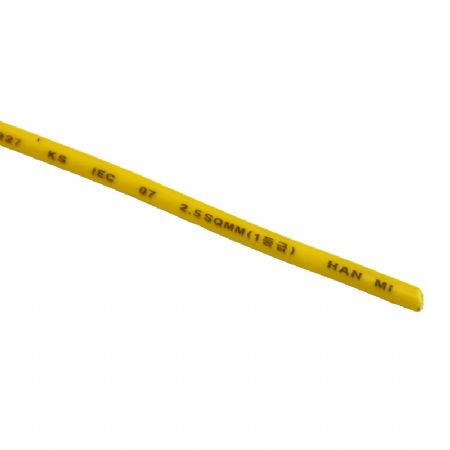 IV 2.5mm 단선 (노랑,1m당) 1