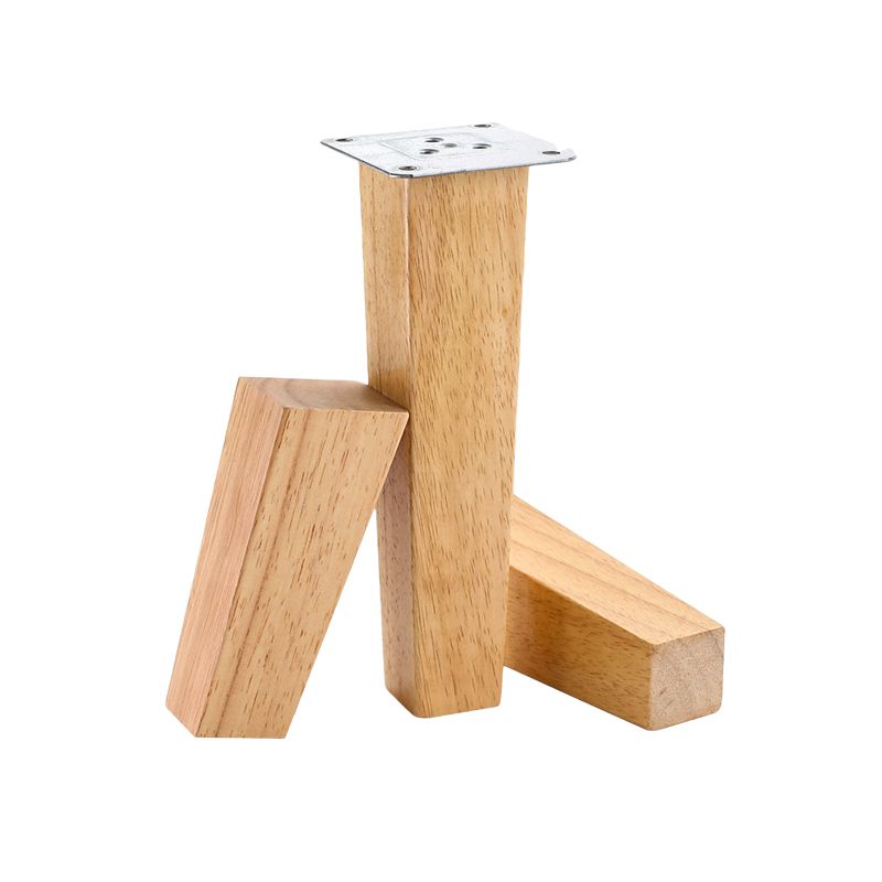 철천지 사각 가구다리 식탁다리 테이블 원목 쇼파다리 발통 사선 15cm 1