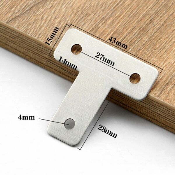 D형 하비스 스텐 T 보강대 43x43*1.1mm 1