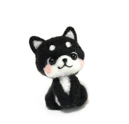 반가워 검둥 시바견(한국어 설명) A09 1