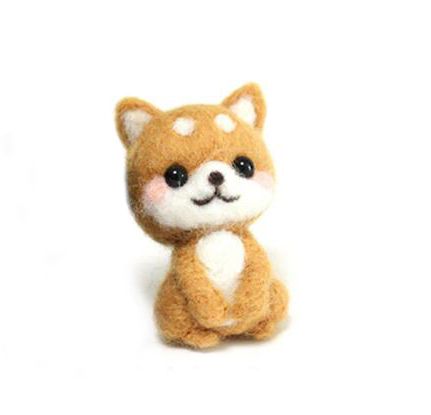 반가워 갈색 시바견(한국어 설명) A10