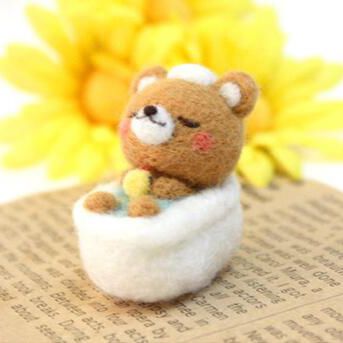 반신욕하는 곰돌이 A22 1