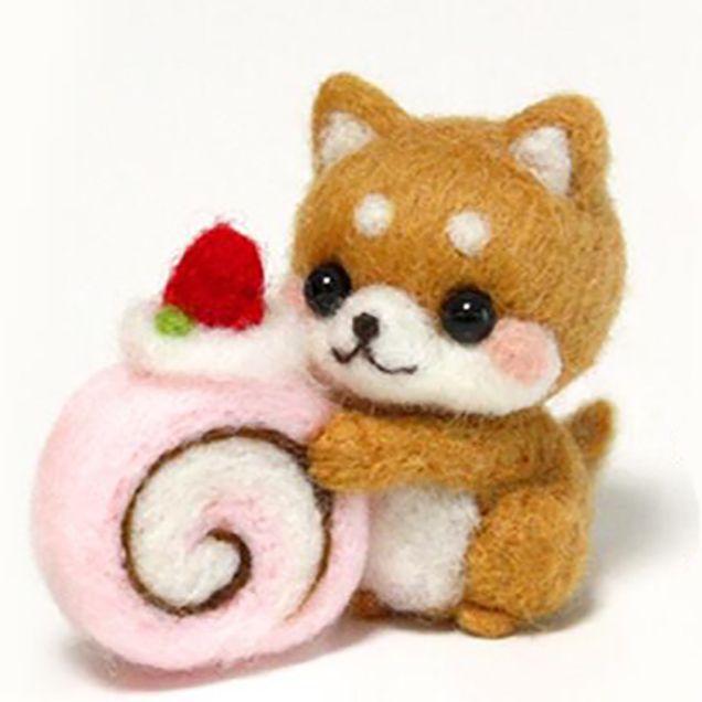 딸기롤케이크 시바견 B20 1