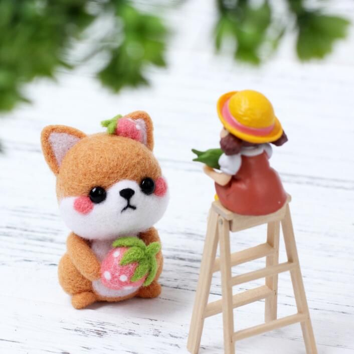 딸기 안은 시바견 B22 1