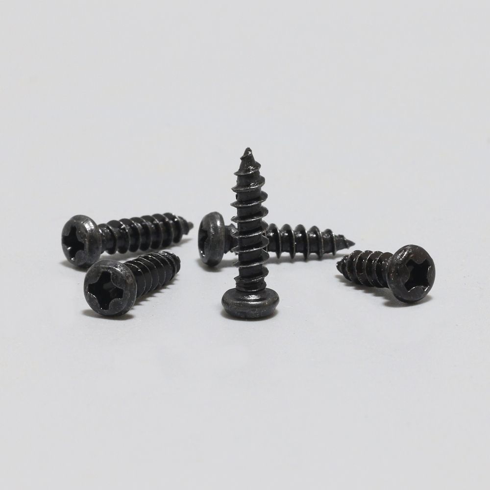 블랙 둥근머리 피스 3x12mm (20개) 1