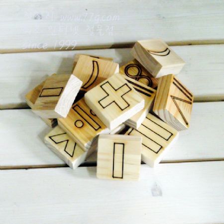 교육용 가베블럭 원목 48x48x18mm > 1