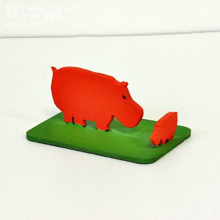 동물 핸드폰 거치대( 하마 ) 1