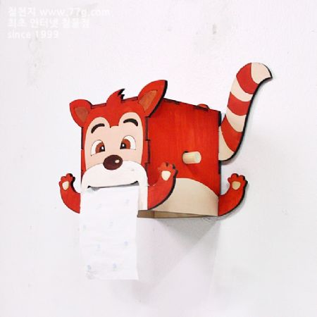 너구리휴지걸이 1