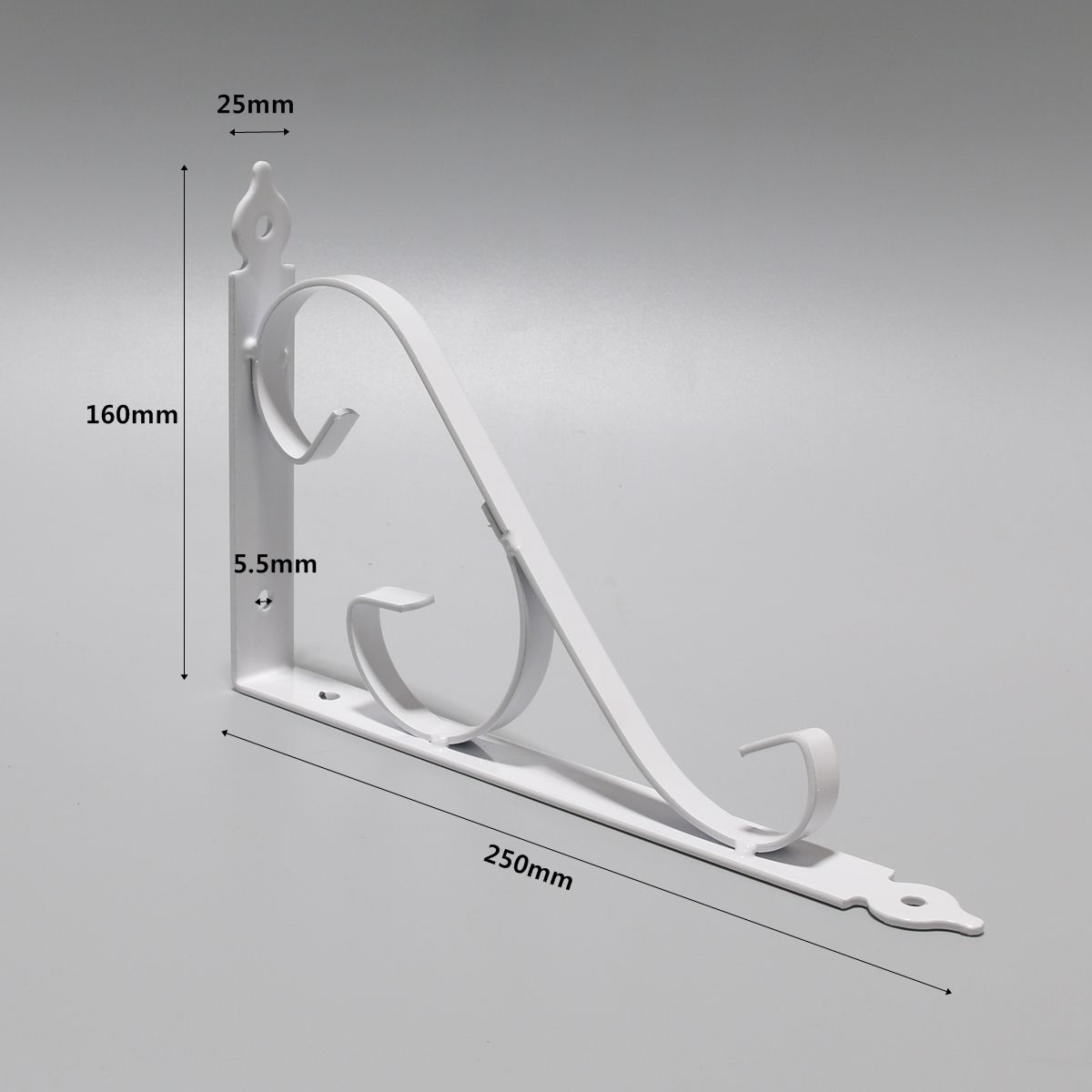 인테리어 까치발 Y형 백색 160X250mm 2