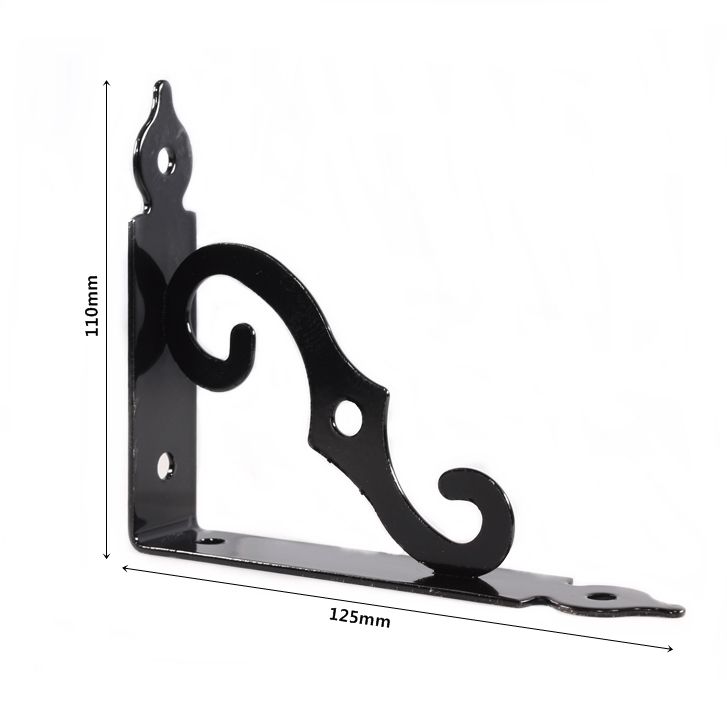 인테리어 까치발 S형 흑색 110x135m 2