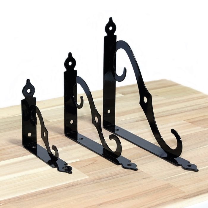 인테리어 까치발 S형 흑색 110x135m 4