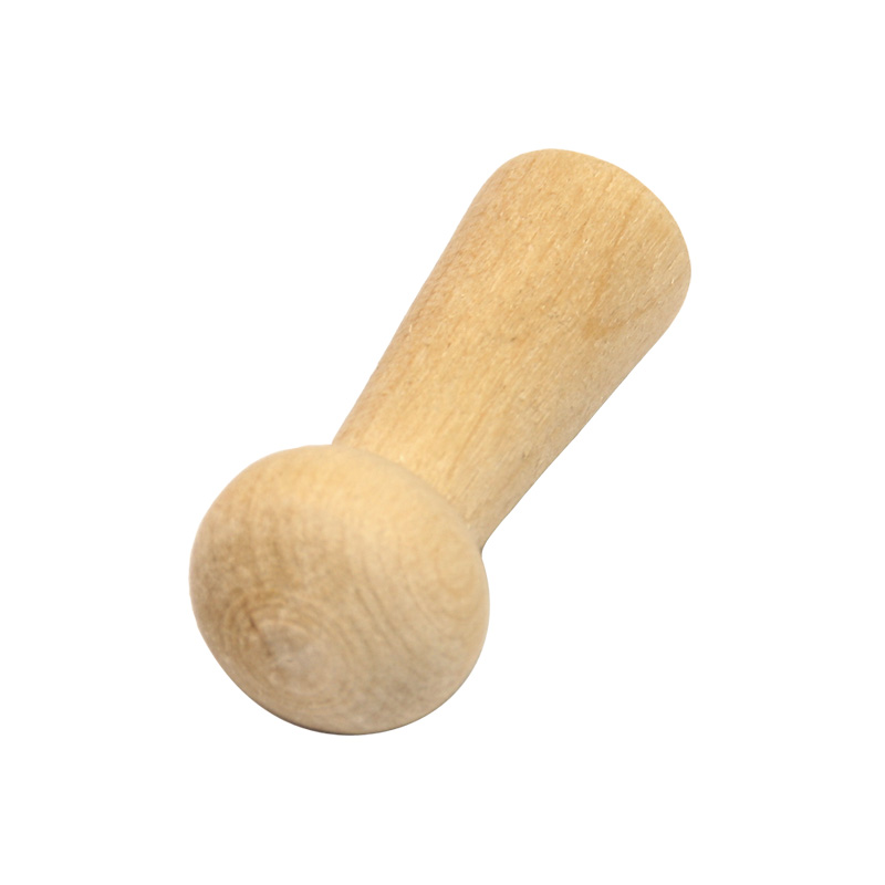 나무장식 옷걸이 버섯다보 50mm 3