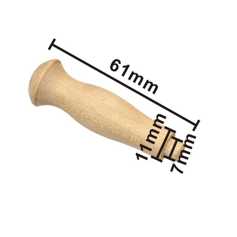 나무장식 옷걸이 버섯다보 60mm  2