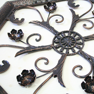 아이언 프레임플라워 벽장식(598mm) 2