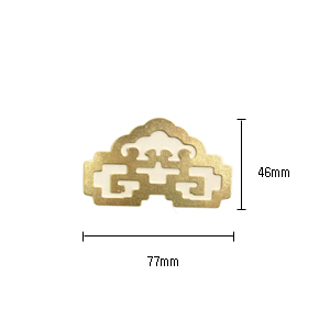 골드 오리엔탈 왕관 장식 (대) 2