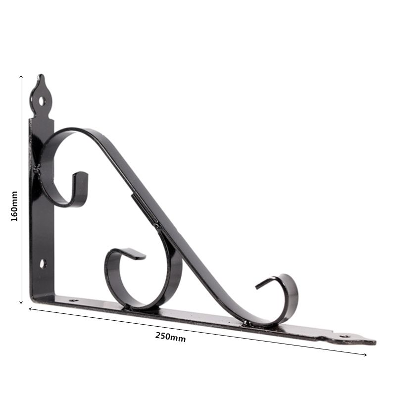 인테리어 까치발 Y형 흑색 160x250mm 2