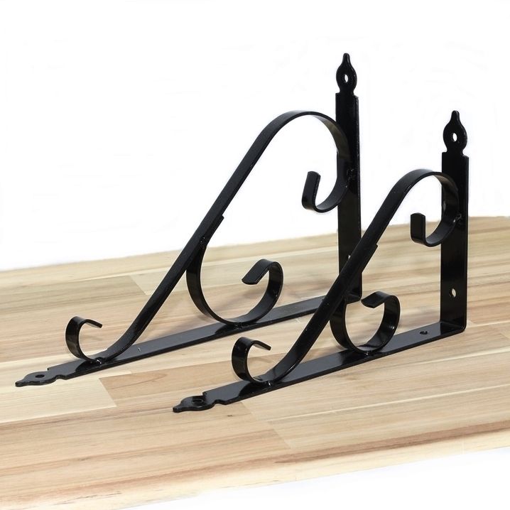 인테리어 까치발 Y형 흑색 160x250mm 4