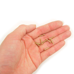 소품용 나무피스 골드 2.5X12mm 100개 2