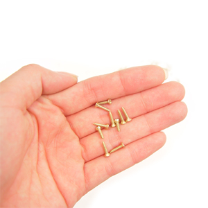 소품용 나무피스 골드 2X10mm 100개 2