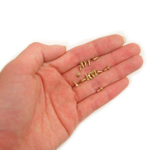 소품용 나무피스 골드 2X6mm 100개 2