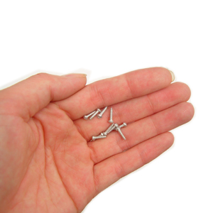 소품용 나무피스 실버 2X8mm 100개 2