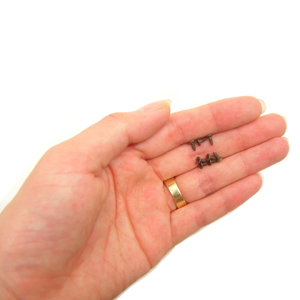 소품용 나무피스 브론즈 2X6mm 100개 2