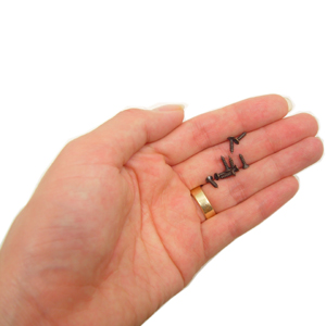 소품용 나무피스 브론즈 2X8mm 100개 2