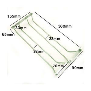 와인잔 걸이 스텐레스 350mm Two 2