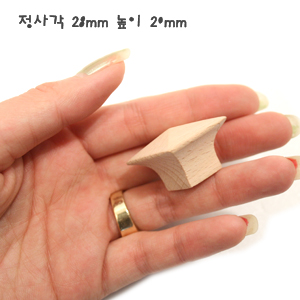 나무장식 피라미드 핸들 사각 11호 3