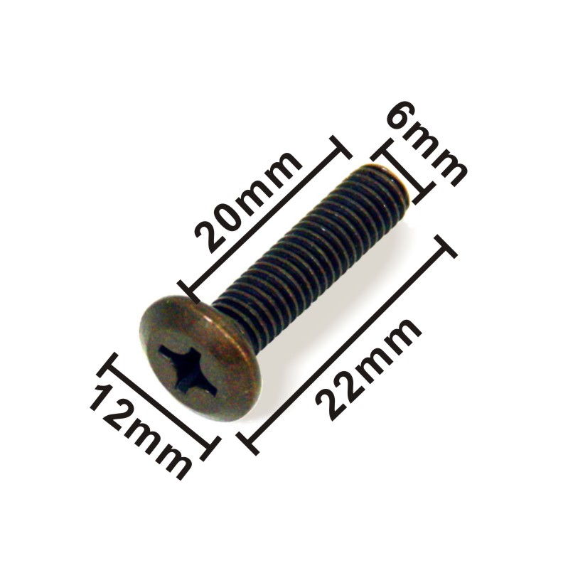 인서트 볼트 엔틱컬러 M6  길이20mm 2