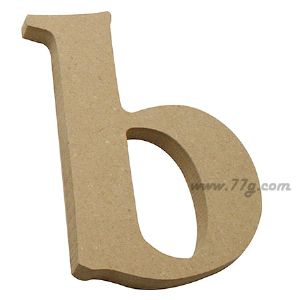 포크아트 (110x110mm) 알파벳 이니셜(initial) 영문 소문자  b 2