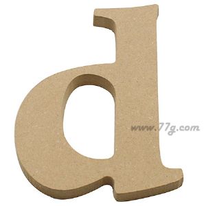 포크아트 (110x110mm) 알파벳 이니셜(initial) 영문 소문자  d 2