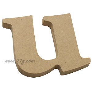 포크아트 (110x110mm) 알파벳 이니셜(initial) 영문 소문자  u 2