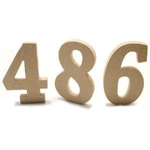 포크아트 (110x110mm) 넘버 이니셜(initial) 8 2