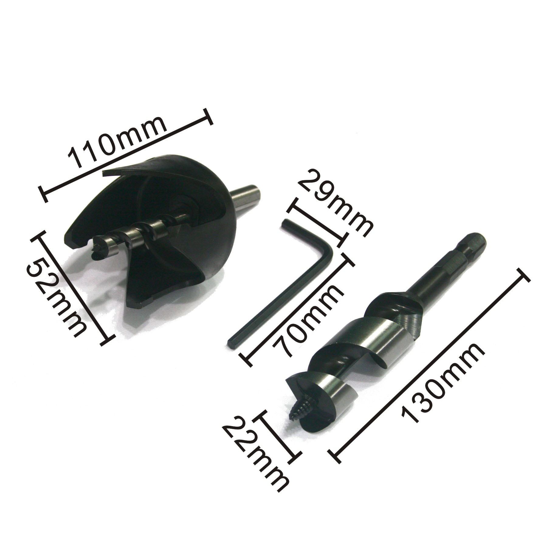 방문 실린더용 드릴날(기리) 1세트 2