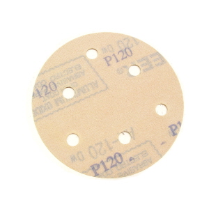 에어샌더용 교환사포 (벨크로,찍찍이용) 120방 100매  2