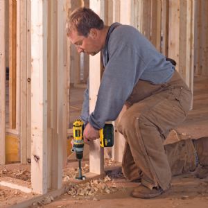 DEWALT 18V 13mm 충전 햄머드릴드라이버 변속, 역회전, 2.4Ah 배터리 4