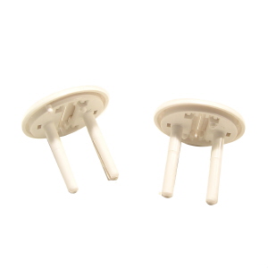 콘센트안전커버 접지 백색 2개 2