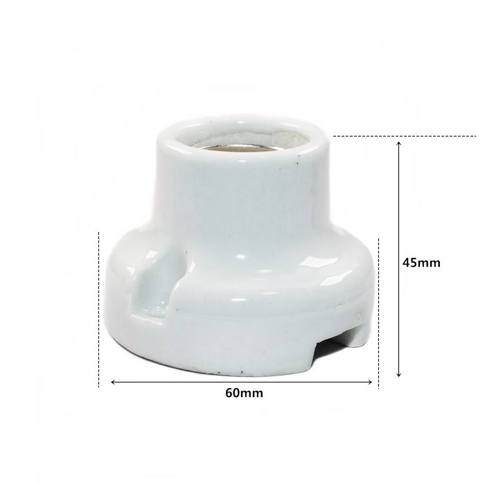 리셉터클 전구용 26mm 소켓(백색)(단선 타입) 2