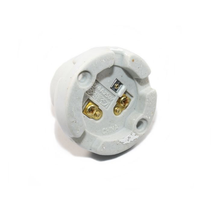 리셉터클 전구용 26mm 소켓(백색)(단선 타입) 3